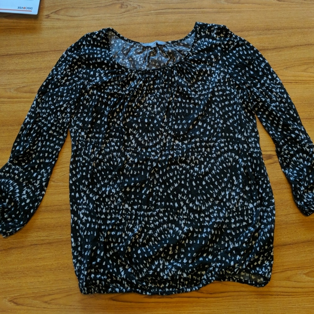 2 Daisy Fuentes Scoop Neck 3/4 Sleeve Sz Small